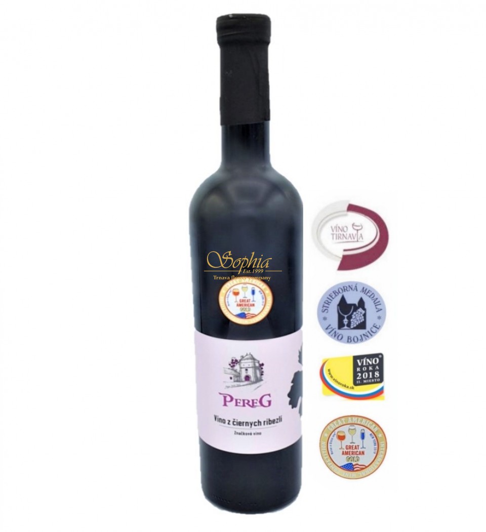 PEREG - Víno z čiernych ríbezlí